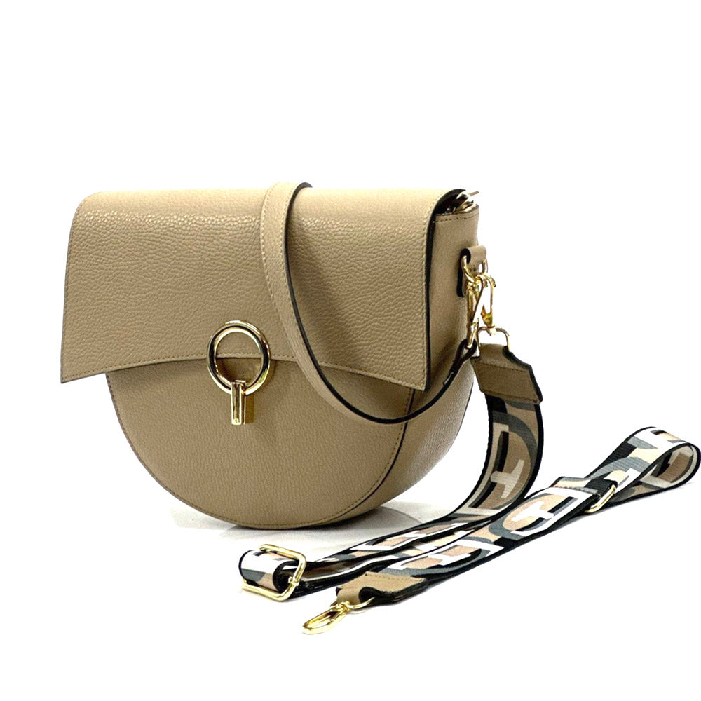 Charlotte leather Cross-body bag - Made In Italy