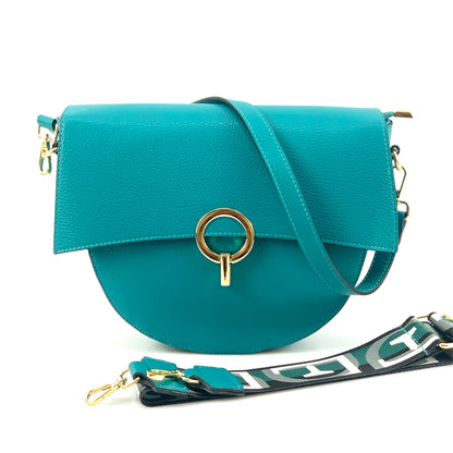 Charlotte leather Cross-body bag - Made In Italy