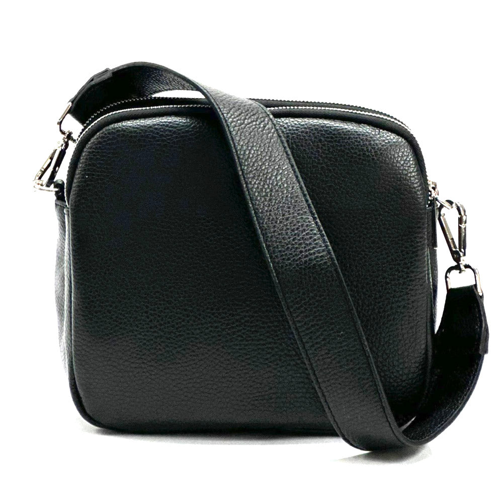 Prisca Leather Shoulder Bag - Made In Italy