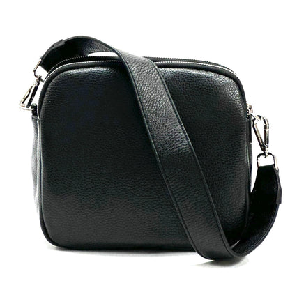 Prisca Leather Shoulder Bag - Made In Italy
