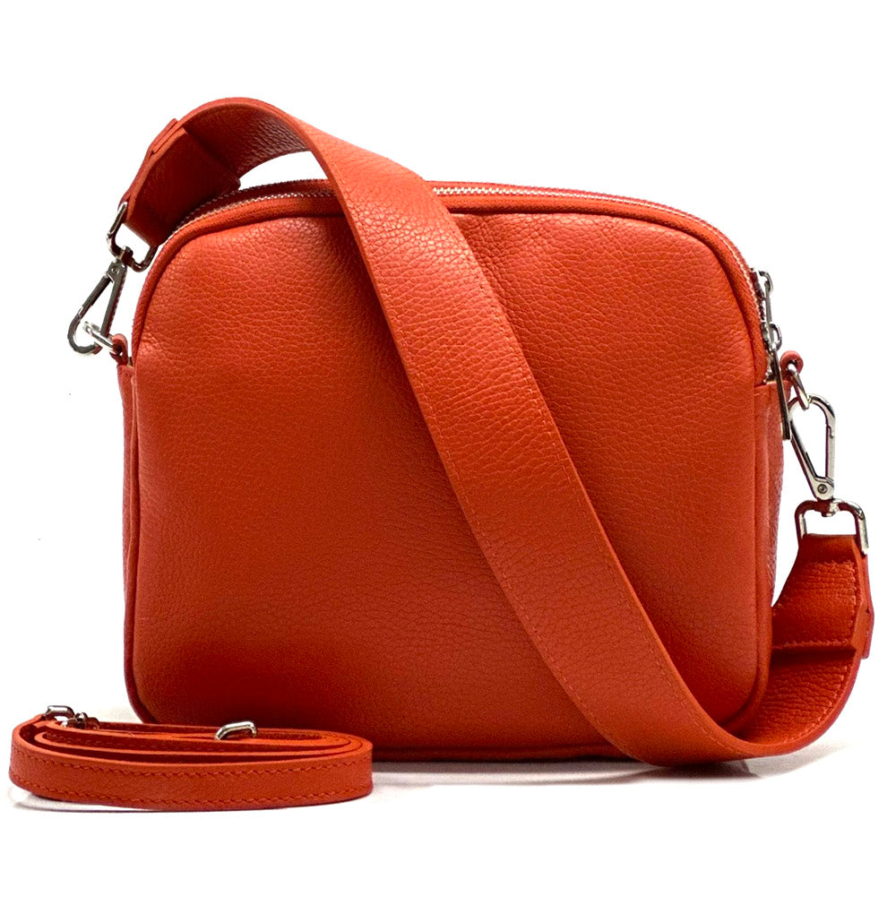 Prisca Leather Shoulder Bag - Made In Italy