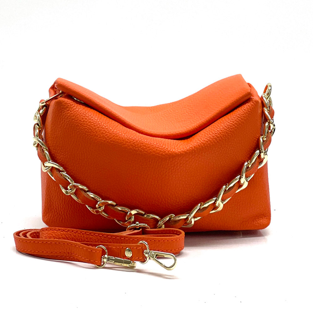 Cora Leather Handbag - Made In Italy