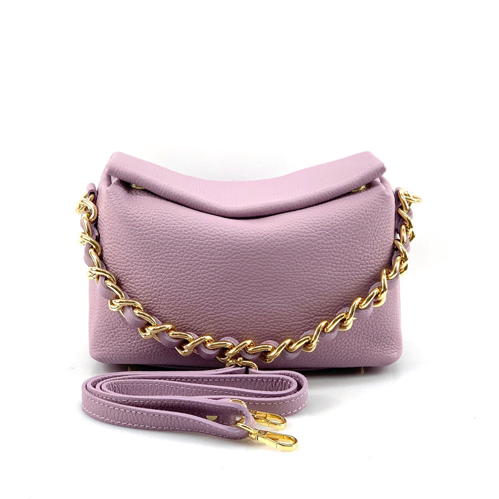 Cora Leather Handbag - Made In Italy