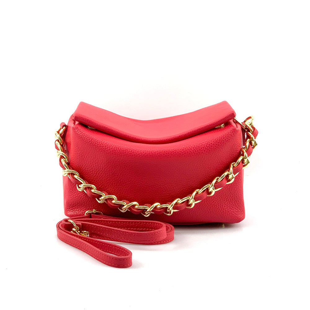 Cora Leather Handbag - Made In Italy