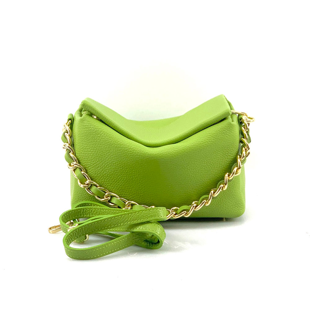 Cora Leather Handbag - Made In Italy