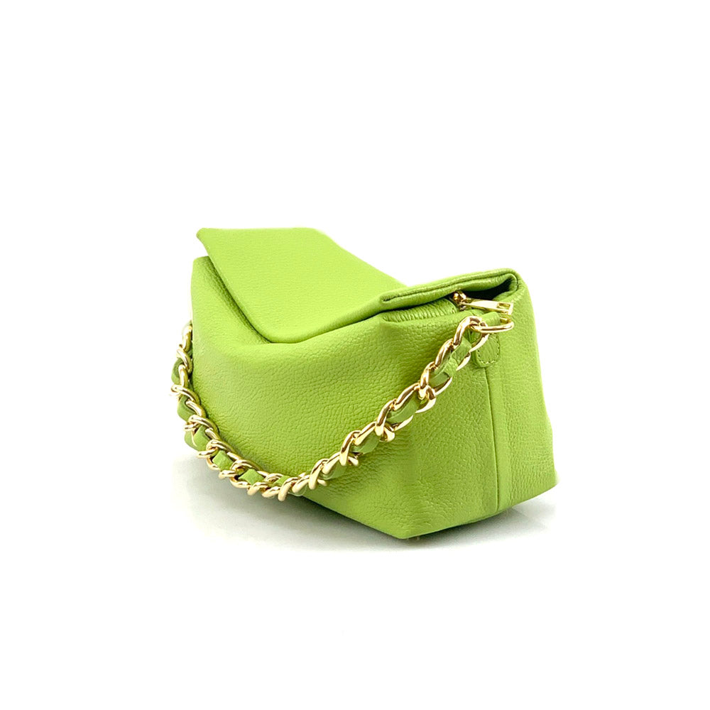Cora Leather Handbag - Made In Italy