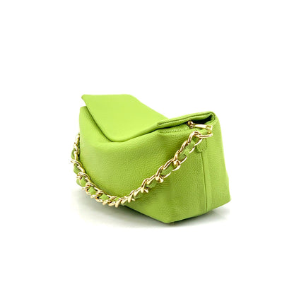 Cora Leather Handbag - Made In Italy