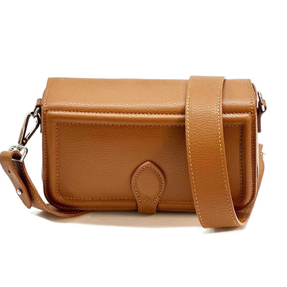 Nicole leather shoulder bag - Made In Italy