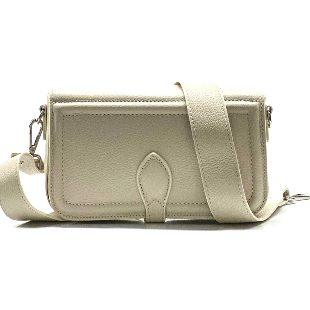 Nicole leather shoulder bag - Made In Italy