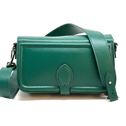 Nicole leather shoulder bag - Made In Italy
