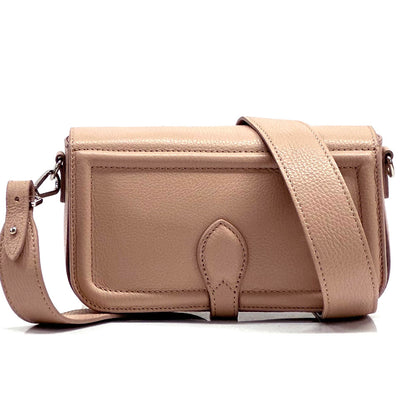 Nicole leather shoulder bag - Made In Italy