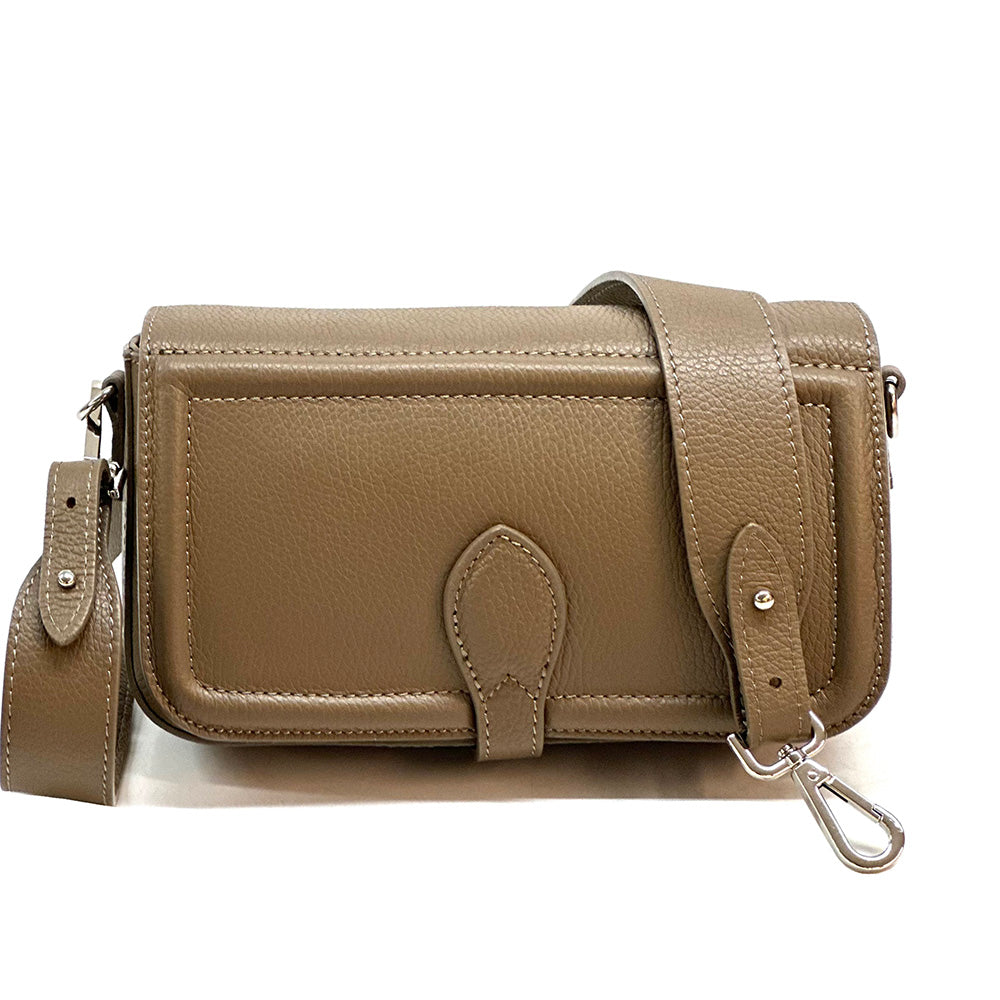 Nicole leather shoulder bag - Made In Italy