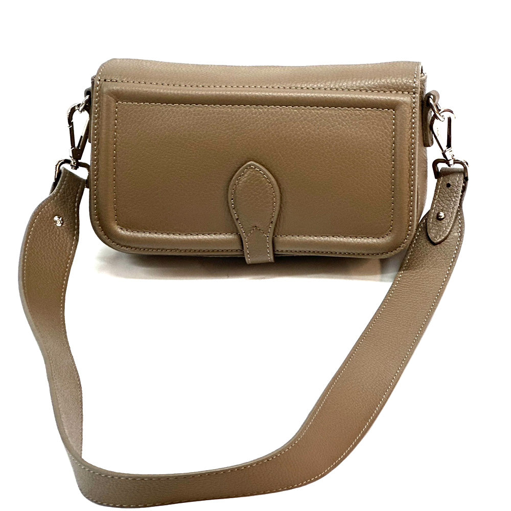 Nicole leather shoulder bag - Made In Italy