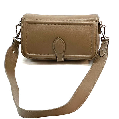 Nicole leather shoulder bag - Made In Italy