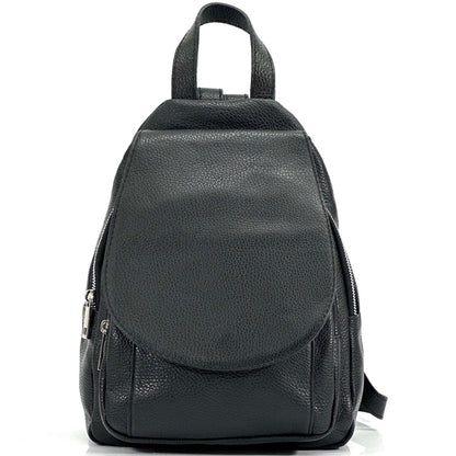 Manuele Cow Leather Backpack - Made In Italy