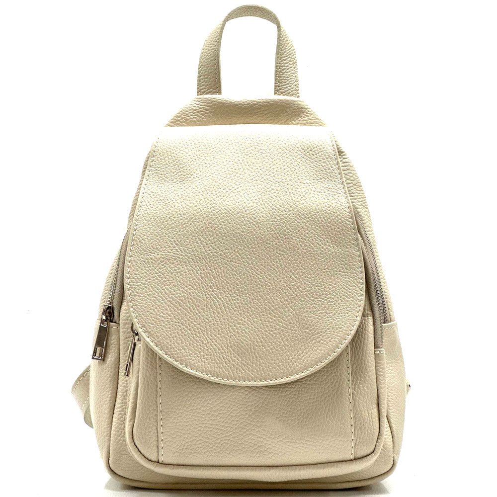 Manuele Cow Leather Backpack - Made In Italy