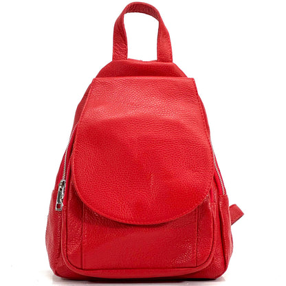 Manuele Cow Leather Backpack - Made In Italy