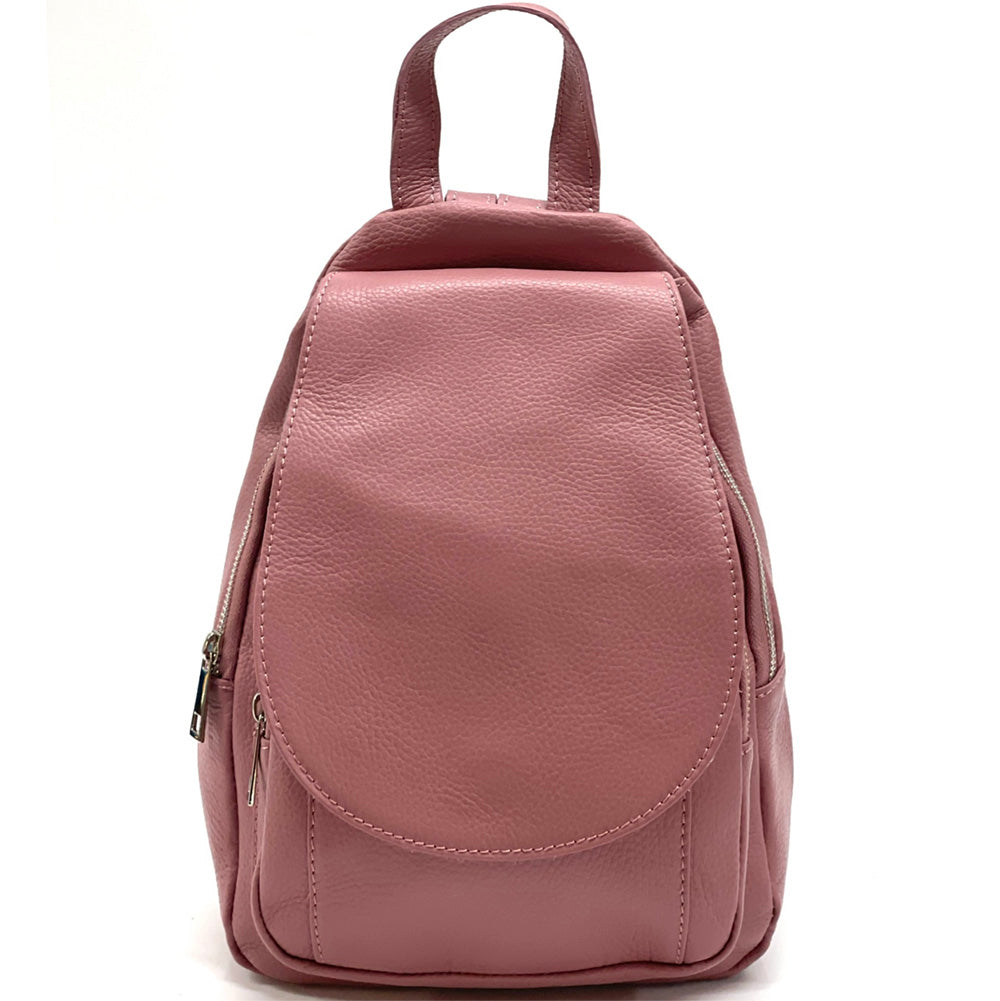 Manuele Cow Leather Backpack - Made In Italy