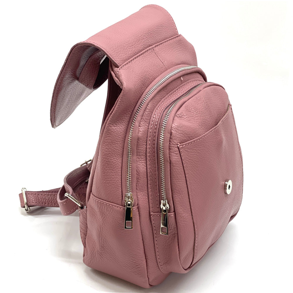 Manuele Cow Leather Backpack - Made In Italy