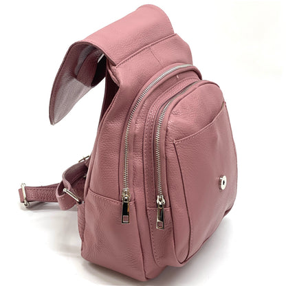 Manuele Cow Leather Backpack - Made In Italy