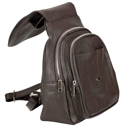 Manuele Cow Leather Backpack - Made In Italy