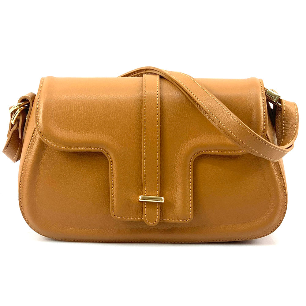 Pepe Leather Shoulder Bag - Made In Italy