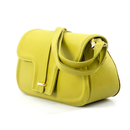 Pepe Leather Shoulder Bag - Made In Italy