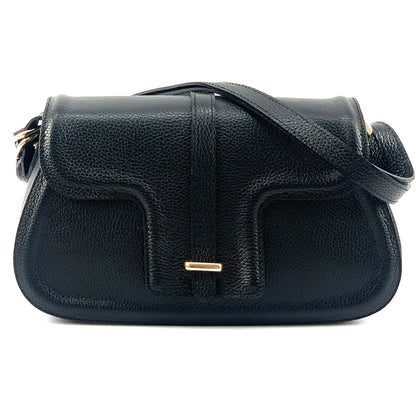 Pepe Leather Shoulder Bag - Made In Italy