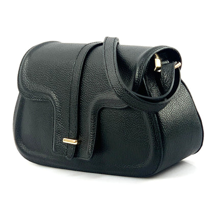 Pepe Leather Shoulder Bag - Made In Italy