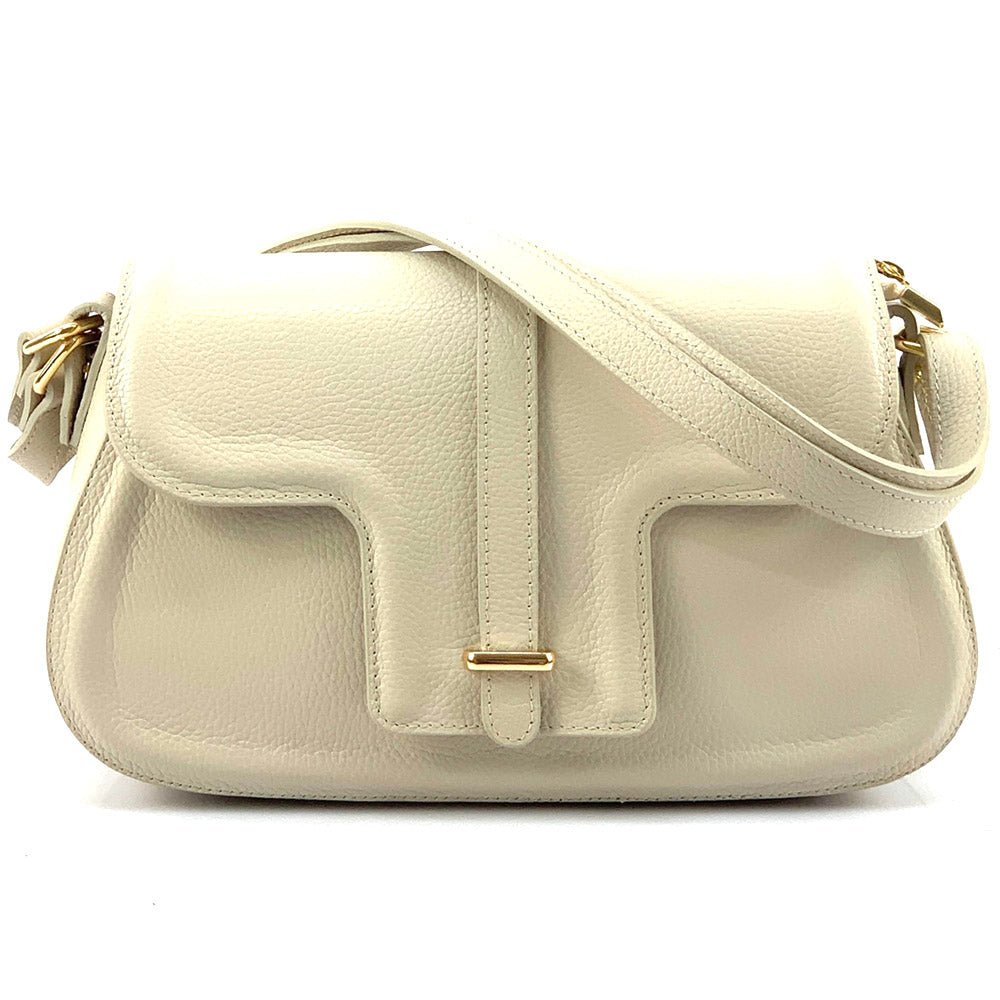 Pepe Leather Shoulder Bag - Made In Italy