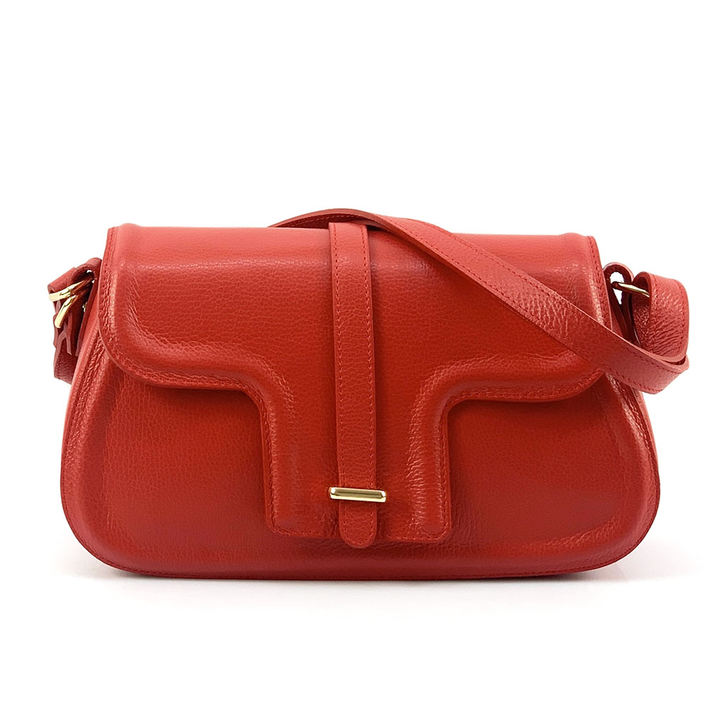 Pepe Leather Shoulder Bag - Made In Italy