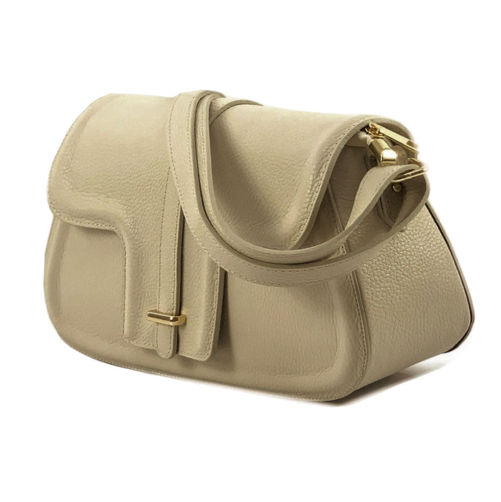 Pepe Leather Shoulder Bag - Made In Italy