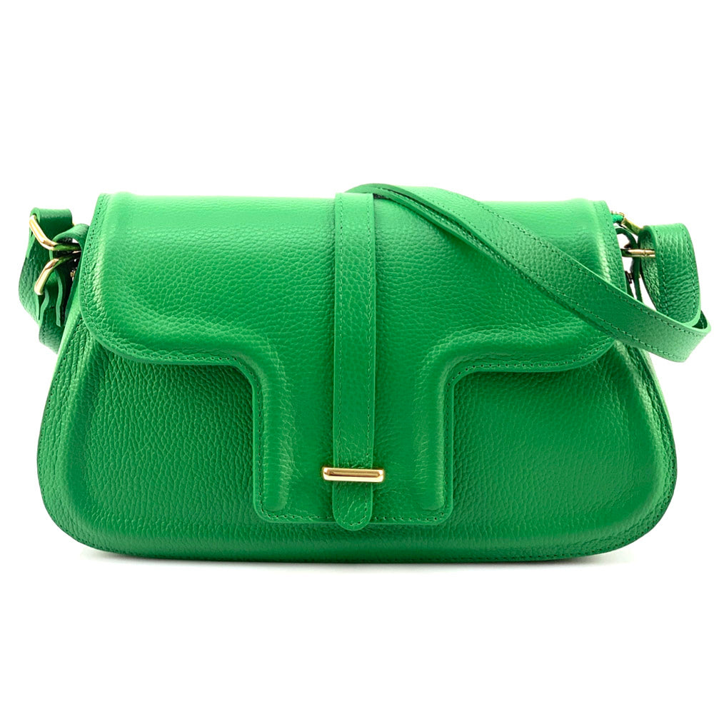 Pepe Leather Shoulder Bag - Made In Italy