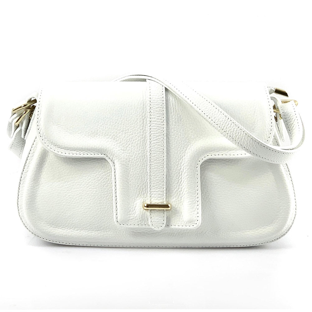 Pepe Leather Shoulder Bag - Made In Italy
