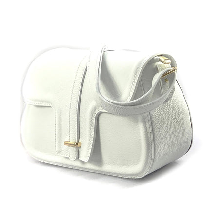 Pepe Leather Shoulder Bag - Made In Italy