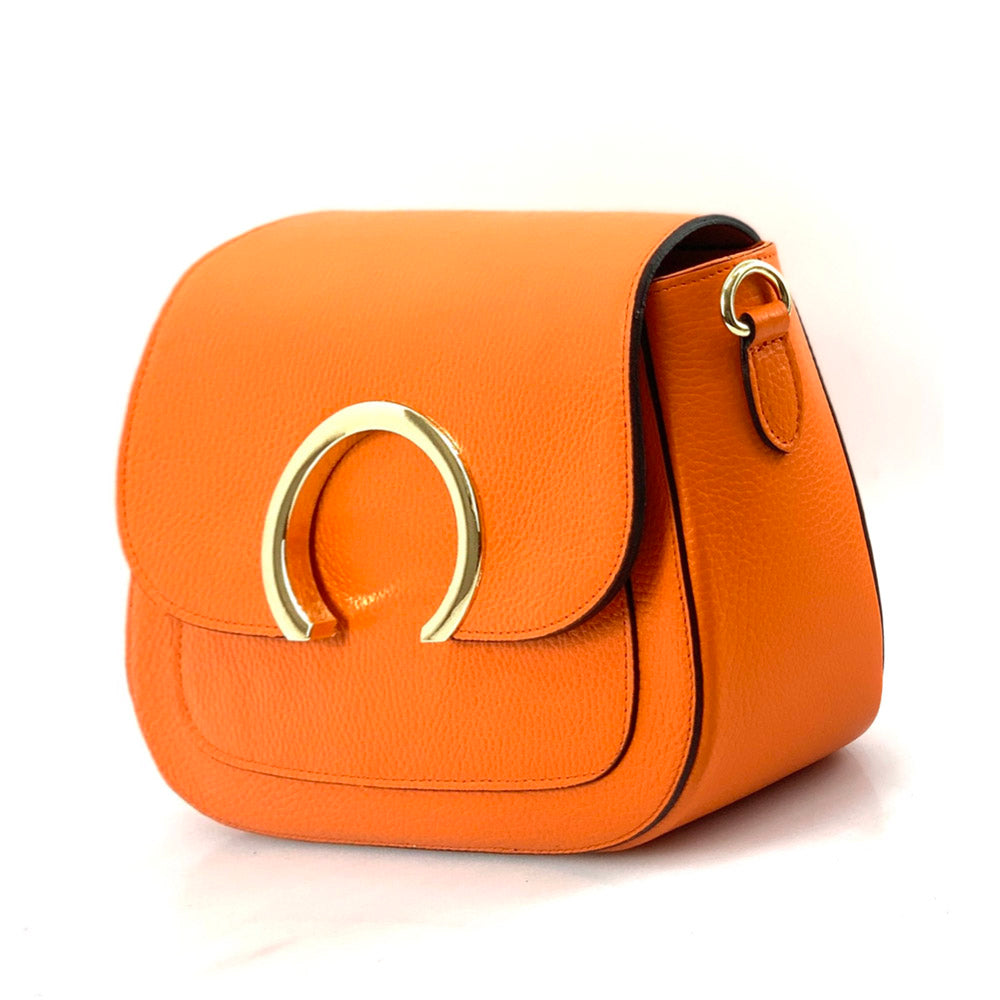 Clara Cow Leather Cross-body Bag - Made In Italy