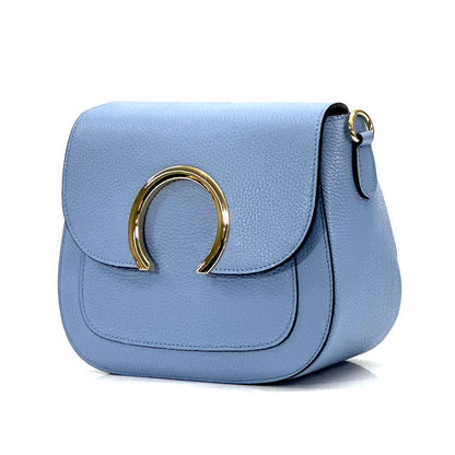 Clara Cow Leather Cross-body Bag - Made In Italy