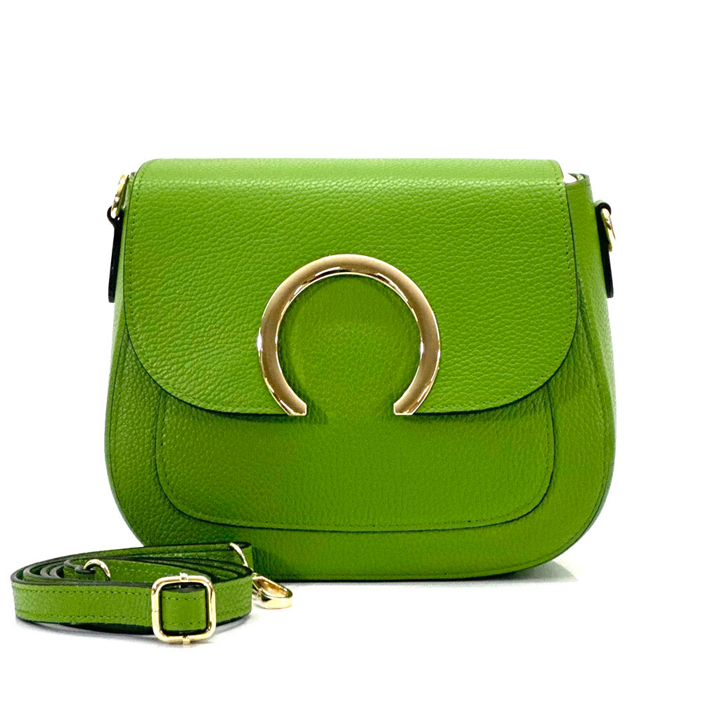 Clara Cow Leather Cross-body Bag - Made In Italy