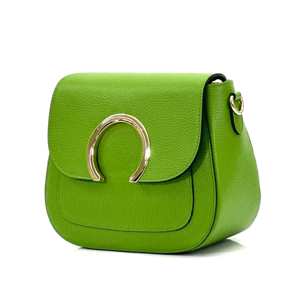 Clara Cow Leather Cross-body Bag - Made In Italy