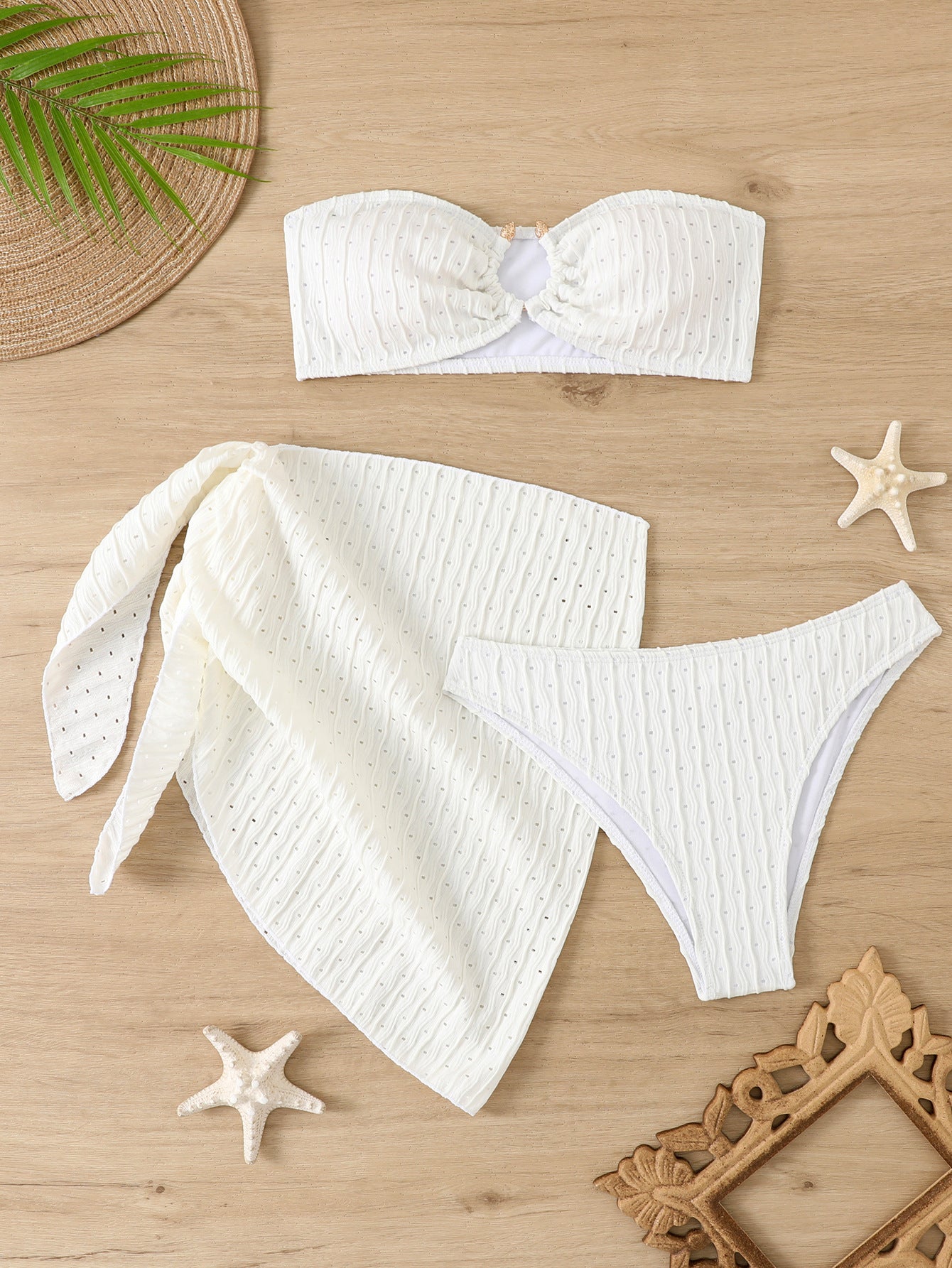Gather bikini set