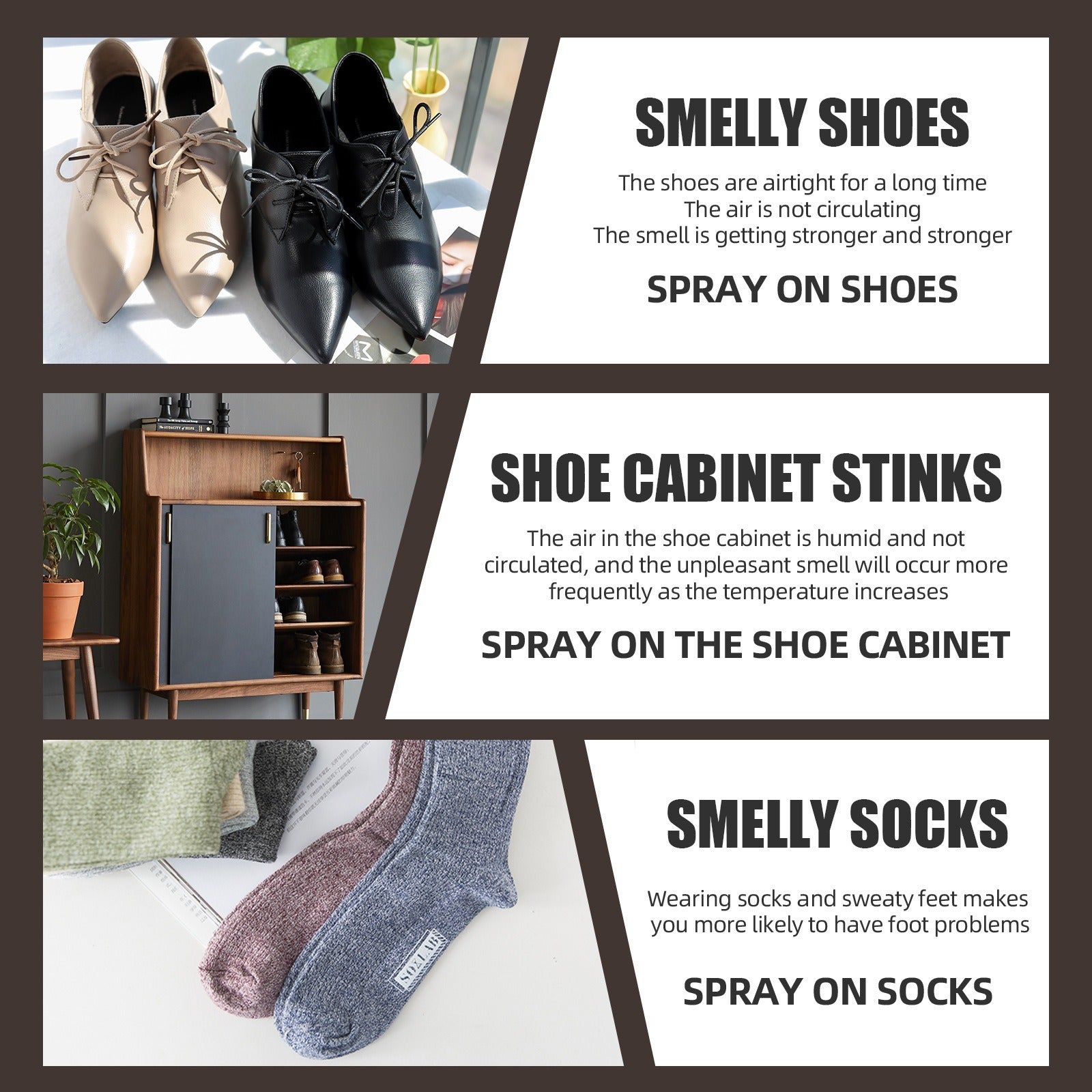 JUE-FISH shoe and sock deodorant shoe cabinet deodorant spray to remove sweat feet odor odor odor fast and lasting fragrance