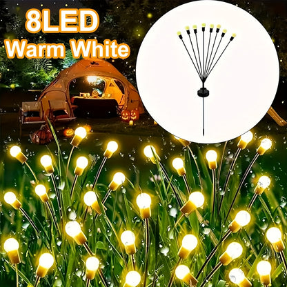 6-Pack 48 LED Solar Garden Lights, Solar Swaying Light