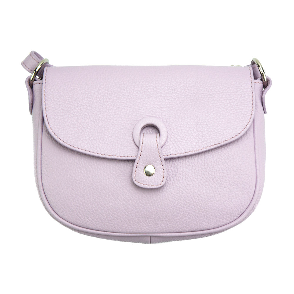 Gemma cross-body leather bag - Made In Italy
