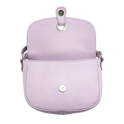 Gemma cross-body leather bag - Made In Italy