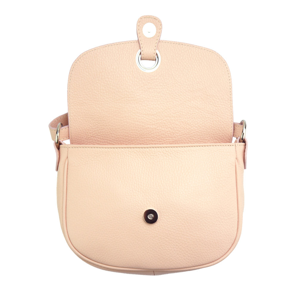 Gemma cross-body leather bag - Made In Italy