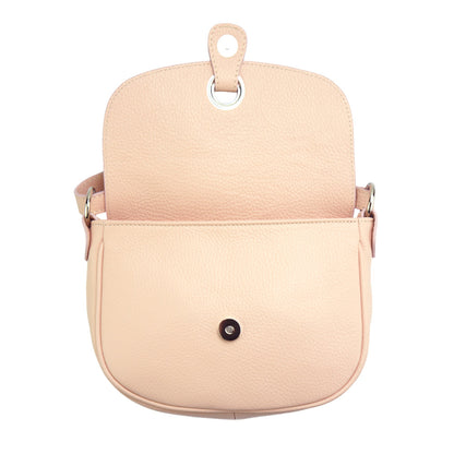 Gemma cross-body leather bag - Made In Italy
