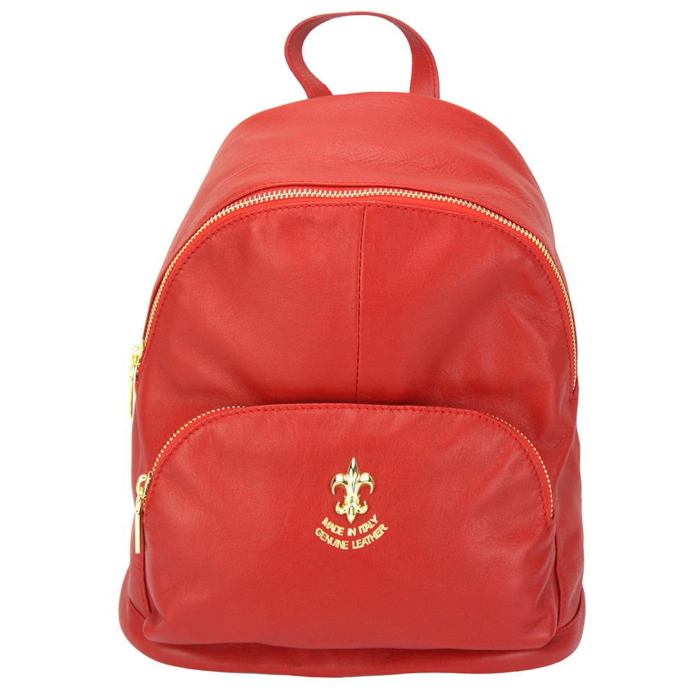 Rosalia Cow Leather Backpack - made in Italy