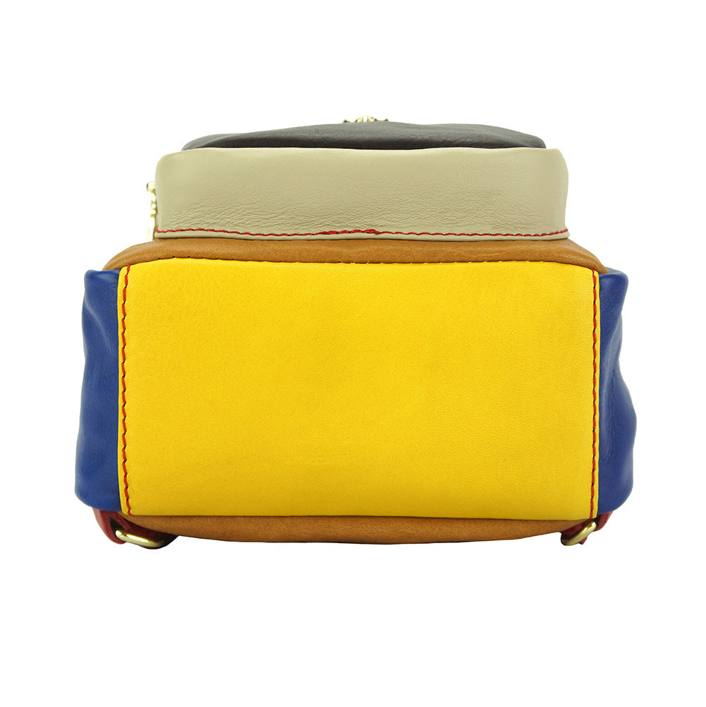 Alessia Leather Backpack - Made In Italy
