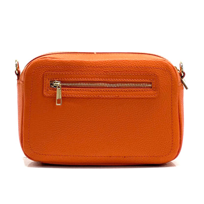 Anita Leather Crossbody Bag - Made In Italy