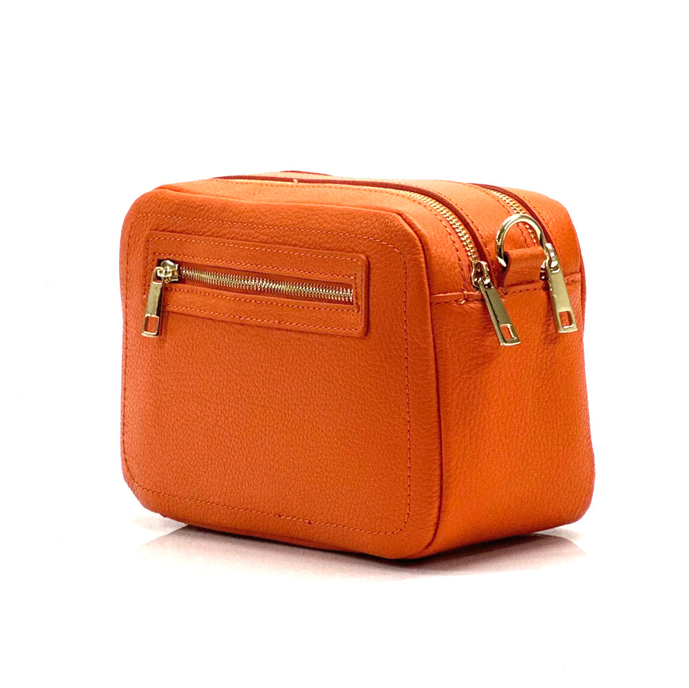 Anita Leather Crossbody Bag - Made In Italy